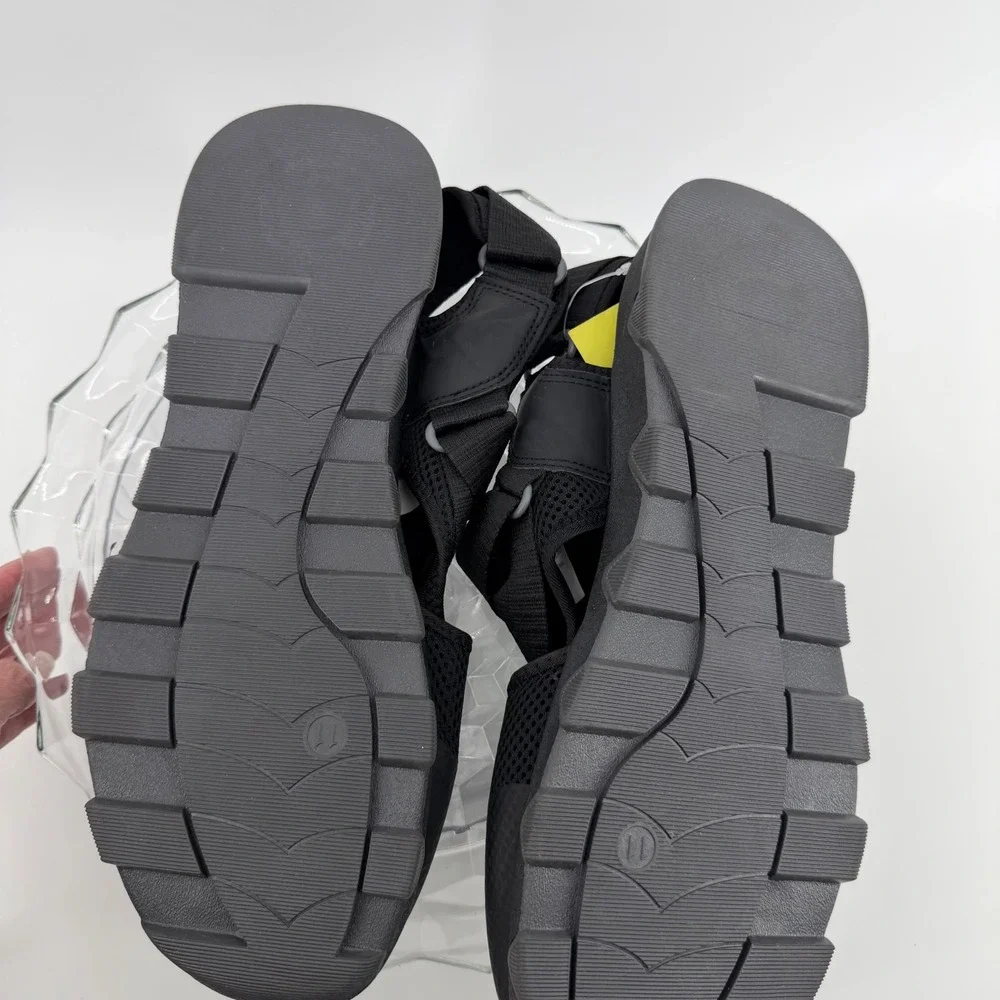 All in Motion Jay Mens Sport Sandals Black Mesh Strap Size 11 NEW